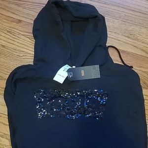 BNWT Black Levi's  Hoodie with sequins.